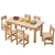 儿童实木桌椅组合套装书桌缩略图1