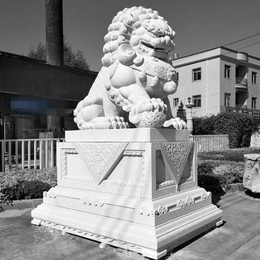 湖州花岗岩石雕狮子生产厂家