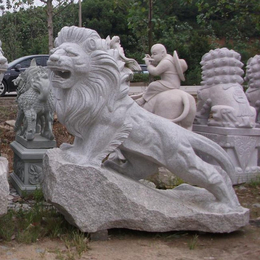 台州汉白玉石狮子