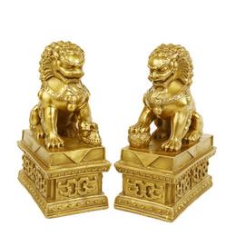 佳磊铜雕厂家(图)-大型铜狮子-福建铜狮子