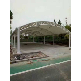 宁波膜结构自行车篷-轩欧膜结构设备-膜结构自行车篷定制