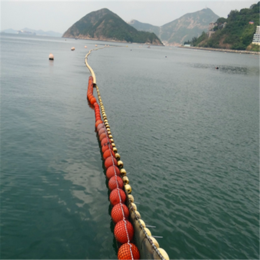 长岛边界禁游泳警示拦污排浮筒  滚塑运输浮体  长岛边界浮筒