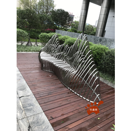 不锈钢艺术坐凳不锈钢假山造型坐凳不锈钢户外坐凳