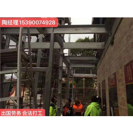 河南三门峡出国劳务合法工签急招普工建筑工月薪3.5万
