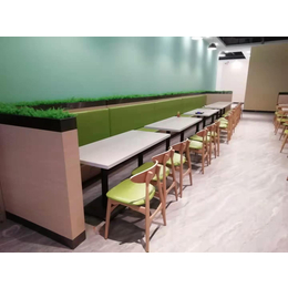  餐厅餐桌椅厂家定制智能食堂餐桌椅组合自助餐厅桌椅