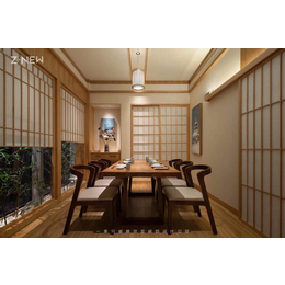  日式烤肉实木餐桌日式料理餐桌椅定制日式六人位餐桌椅