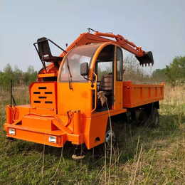 拉土拉沙随车挖掘机 挖掘装载运输一体机