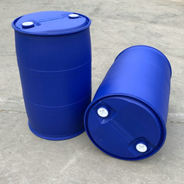 新利蓝色220升塑料桶双环220L塑料桶加厚桶现货缩略图