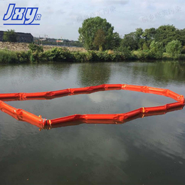 PVC围油栏JXY-WGV700隔离水面油污清理河道治理