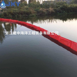 防污溢油PVC固体浮子式围油栅围油栏JXY-SWL750