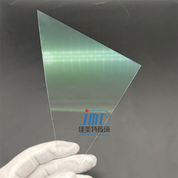 绿色AR镀膜玻璃定制 98高透光玻璃 宽频减反射镀膜玻璃