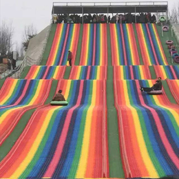 彩虹滑梯价格 景区游乐设备 七彩滑道厂家 旱雪滑道规划