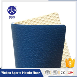 网球场PVC运动地板厂家出售<em>水晶</em>石纹运动塑胶地板价格