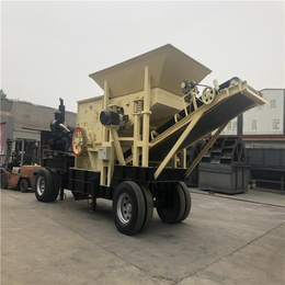 移动石料生产线 车载式移动制砂机 时产200吨制砂生产线