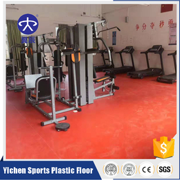 健身房PVC塑胶地板一平方米价格 翼辰PVC塑胶地板价格