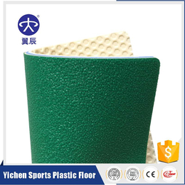 羽毛球场PVC运动地板厂家出售沙粒纹运动塑胶地板价格