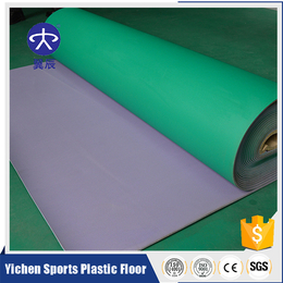 排球场PVC运动地板厂家出售棉麻纹运动塑胶地板价格