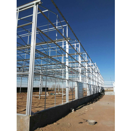 承接杭州玻璃智能温室大棚薄膜连栋温室大棚骨架铝型材