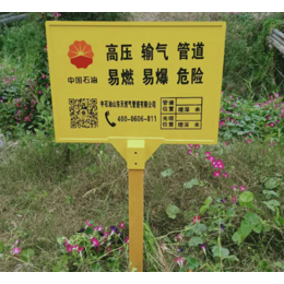 上海保运牌二维码警示牌