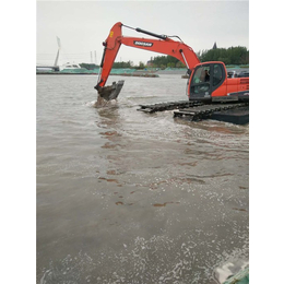 上海哪里有湿地挖掘机出租- 民强水陆挖掘机