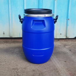 供应新佳30升塑料桶30公斤法兰桶30l抱箍桶生产厂家