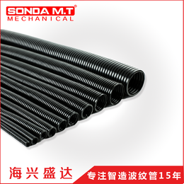 广东保护电线PA塑料波纹管穿线浪管电线护套管