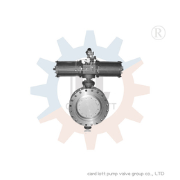 供应美国卡洛特进口气动法兰蝶阀