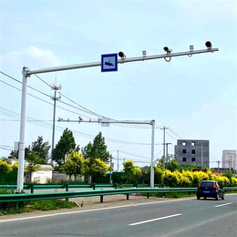 道路交通监控杆棱形8角杆监控立杆