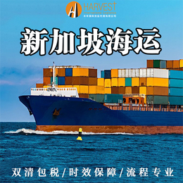 深圳到新加坡海运双清专线国际货运代理公司