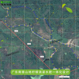 广西水肥一体机厂家提供200亩山地柠檬滴肥一体化项目设计