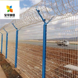安平坤贤厂家定制机场防护网 Y型架防护网 机场钢筋网墙