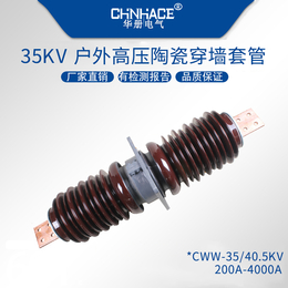 CWW/L-35KV穿墙瓷套管200-400-630A铜铝排