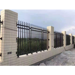 佛山小区围墙栅栏生产厂家 中山服务区围墙锌钢护栏定做