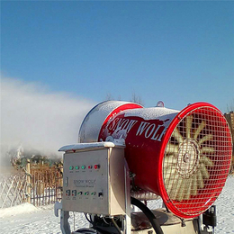 室外雪景使用人工造雪机 国产造雪机雪粒小
