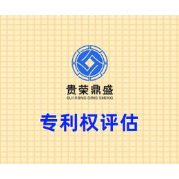 北京市海淀区专利权评估贵荣鼎盛评估