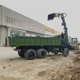 厂家安徽农用10吨四驱四不像随车挖机