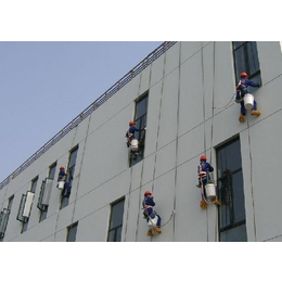 广州花都洗外墙公司高空洗玻璃幕墙安全作业缩略图