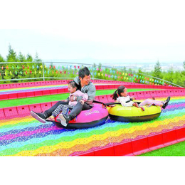 美观七彩滑道出售 场地滑道设计 景区游玩的彩虹滑道