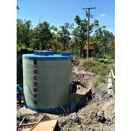一体化泵站-阿坝州玻璃钢一体化泵站预制雨污提升泵站