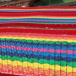景区游乐项目 滚轮款网红滑道 户外大型游乐设备 彩虹滑道施工