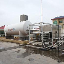 出售二手LNG加气站整套设备 LNG卧式低温储罐 