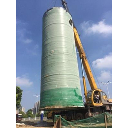 一体化泵站-泸州玻璃钢一体化泵站预制雨污提升泵站