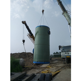 一体化泵站-赣州玻璃钢一体化泵站预制雨污提升泵站