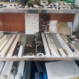  耐折弯 PVC仿大理石板材生产线 石塑室内地板加工设备