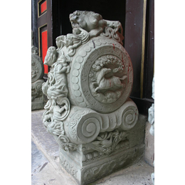 惠安海亨石雕手工雕刻仿古建筑石雕抱鼓