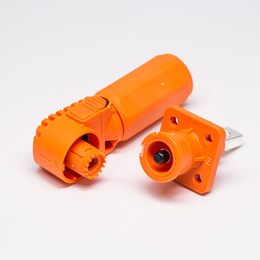 储能连接器12mm橙色弯式IP54插头插座对接款缩略图