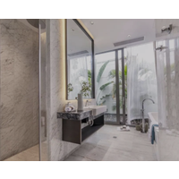 石材+卫浴空间，颜值与实用性都超高！
