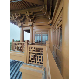 陕西西安中式实木花格实木雕花木窗中式大门