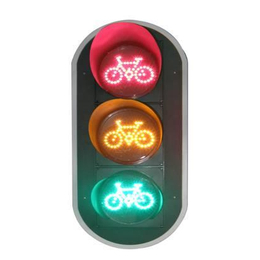 300mm红黄绿自行车三单元交通信号灯缩略图