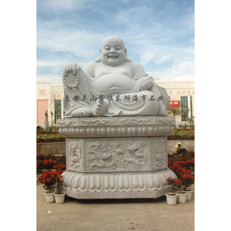 惠安海亨石雕佛像 花岗岩坐姿释迦摩尼 大肚弥勒佛雕塑摆件